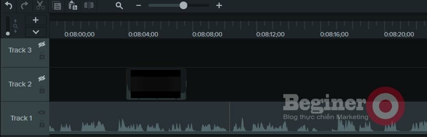 Cách dùng timeline trong Camtasia để sửa video